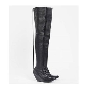❌SOLD❌ Unravel Project Thigh High Leather Boots